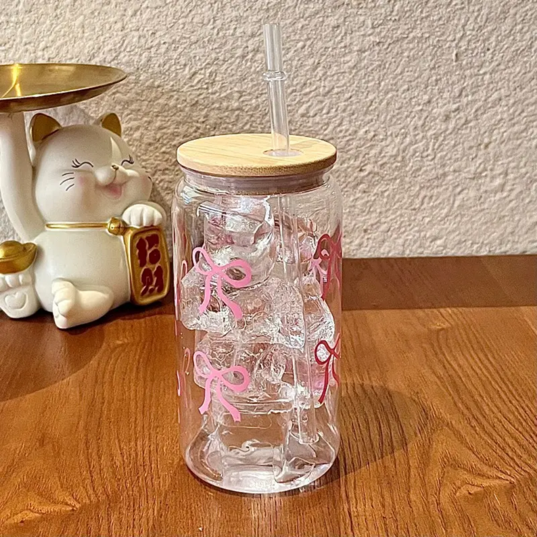 Luxury glass tumbler -500ml Eco-friendly design