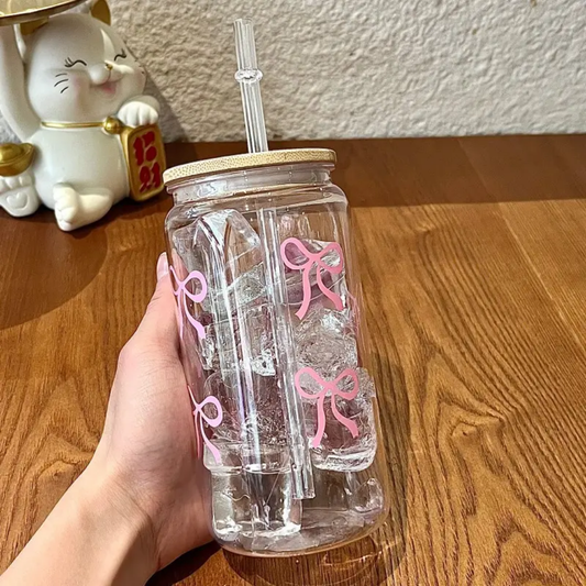 Luxury glass tumbler -500ml Eco-friendly design