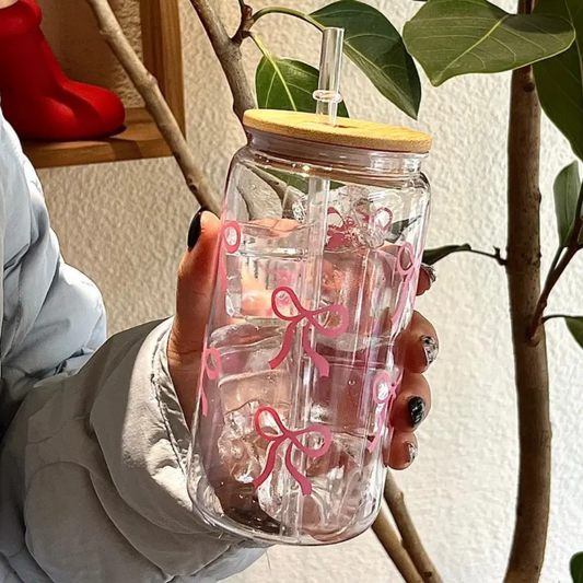 Luxury glass tumbler -500ml Eco-friendly design