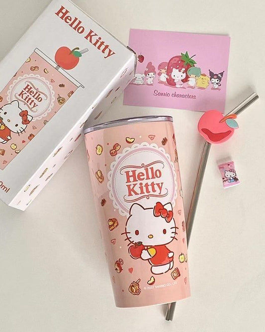 Cartoon 20oz Stainless Steel Tumbler – Double-Wall Vacuum Insulated Car Cup | Stock Clearance